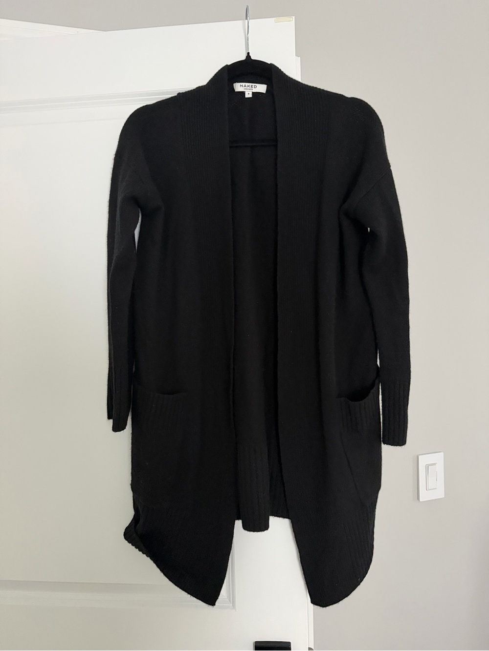 Naked Cashmere Tory Cardigan size S black LIKE NEW